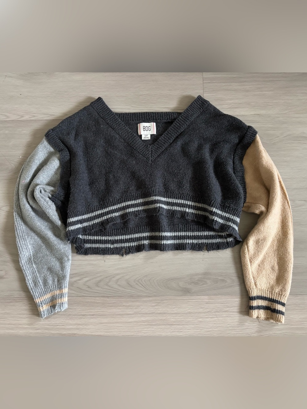 BDG Urban Outfitters Cropped Off the Shoulder Sweater